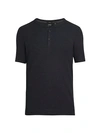 HUGO BOSS TRIXER HENLEY COTTON T-SHIRT,0400012772124