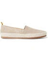 Mulo Suede Espadrilles In Neutrals