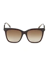 BOTTEGA VENETA 53MM SQUARE SUNGLASSES,0400011587001