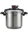 T-FAL CLIPSO STAINLESS STEEL 8-QT. PRESSURE COOKER