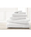 MODERN THREADS WAVY LUXURY SPA COLLECTION 6-PC. QUICK DRY TOWEL SET