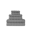 Truly Soft Zero Twist 6 Pieces Towel Set Bedding In Gray 1