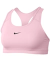 Nike Dri-fit Swoosh Women's Medium-support 1-piece Pad Sports Bra In Pink Foam,black