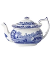 Spode Blue Italian Teapot In Blue Italian
