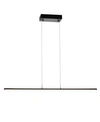 Jonathan Y Conley 39.5" Dimmable Adjustable Integrated Led Metal Linear Pendant In Black