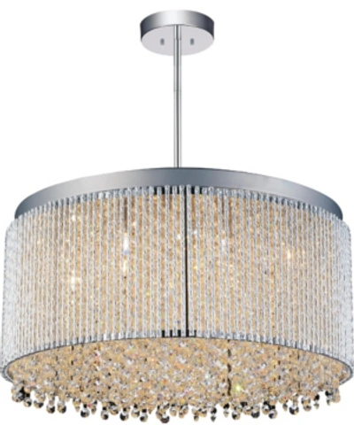 Cwi Lighting Claire 12 Light Chandelier In Chrome