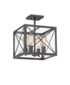 Designer's Fountain Designers Fountain High Line Semi-flush In Bronze