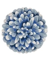 Liora Manne Frontporch Mum 3' X 3' Round Rug In Blue