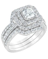 MACY'S DIAMOND BRIDAL RING SET (2 CT. T.W.) IN 14K WHITE GOLD