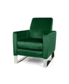 Noble House Brightwood Recliner In Emerald