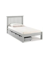 ALATERRE FURNITURE BARCELONA TWIN BED WITH STORAGE DRAWERS