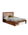 ALATERRE FURNITURE BARCELONA FULL BED WITH STORAGE DRAWERS