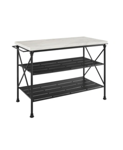 Crosley Madeleine Kitchen Island In Black