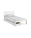 ALATERRE FURNITURE POPPY TWIN BED WITH STORAGE DRAWERS