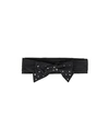 PHILOSOPHY DI LORENZO SERAFINI PHILOSOPHY DI LORENZO SERAFINI WOMAN BELT BLACK SIZE 8 POLYESTER