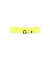 MSGM MSGM WOMAN BELT YELLOW SIZE ONESIZE POLYESTER,46725456WW 1