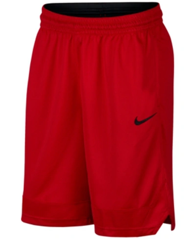 Nike Men's Dri-fit Icon Basketball Shorts In U Red/black