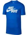 Nike Men's Sportswear Just Do It T-shirt In 480 Gamerl/white