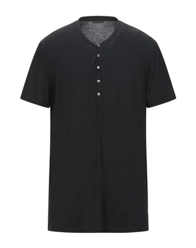 Patrizia Pepe Man T-shirt Black Size S Lyocell, Cotton