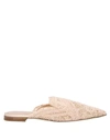 ALBERTA FERRETTI ALBERTA FERRETTI WOMAN MULES & CLOGS LIGHT PINK SIZE 5 TEXTILE FIBERS,11964970LQ 3