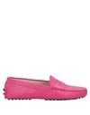 Tod's Loafers In Fuchsia