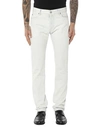 Maison Margiela Cracked Effect Coated Jeans In Blue