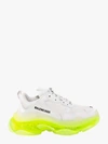 Balenciaga Triple S Clear Sole Sneakers In White