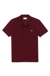 Lacoste Classic L12.12 Polo Dark Burgundy In Vine Chine