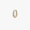 JACQUIE AICHE 18K YELLOW GOLD INSIDE OUT SINGLE HOOP EARRING,2004068015887137