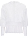 DOLCE & GABBANA SHEER-PANEL LACE BLOUSE