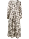 ZIMMERMANN FIESTA ZEBRA-PRINT DRESS