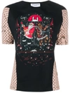 MARINE SERRE SANTA CLAUS PRINT T-SHIRT