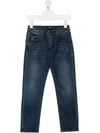 NEIL BARRETT LOGO PATCH JEANS