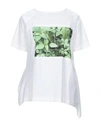 HIGH BY CLAIRE CAMPBELL HIGH WOMAN T-SHIRT WHITE SIZE XL COTTON,12516718LD 3