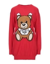 Moschino Sweaters In Red