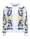 MOSCHINO MOSCHINO WOMAN CARDIGAN WHITE SIZE 8 COTTON,14091826RF 5