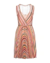 JUCCA JUCCA WOMAN MIDI DRESS SAND SIZE L VISCOSE, POLYESTER, POLYAMIDE, METALLIC FIBER,15076403LL 6