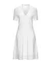 KANGRA CASHMERE KANGRA WOMAN SHORT DRESS WHITE SIZE 6 VISCOSE, POLYAMIDE,15083209ML 3