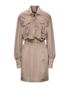 L'autre Chose Knee-length Dresses In Khaki
