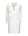 MANGANO MANGANO WOMAN SHORT DRESS WHITE SIZE 10 POLYESTER, ELASTANE,15084807LH 5