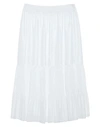 RED VALENTINO RED VALENTINO WOMAN MIDI SKIRT WHITE SIZE XS POLYESTER,35453223LW 5