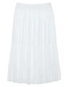 Red Valentino Midi Skirts In White
