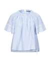 HIGH BY CLAIRE CAMPBELL HIGH WOMAN BLOUSE SKY BLUE SIZE 10 COTTON,38953905OV 4