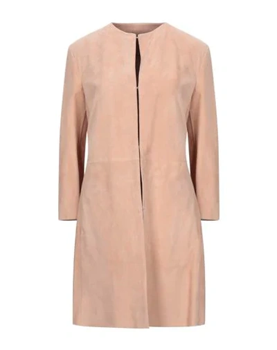 Drome Overcoats In Pale Pink