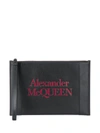 ALEXANDER MCQUEEN SIGNATURE LEATHER POUCH