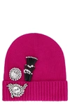 PINKO SECCO KNITTED BEANIE,11601492