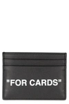 OFF-WHITE LEATHER CARD HOLDER,11601397