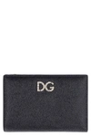 DOLCE & GABBANA DAUPHINE-PRINT LEATHER WALLET,11601263