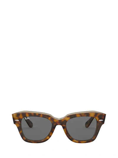 Ray Ban Ray-ban State Street Rb2186 Sunglasses In Grey-black