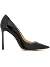 Jimmy Choo Romy 100 Pumps In Black